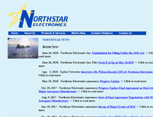 Tablet Screenshot of northstarelectronics.com